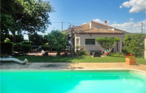 Awesome home in Caux w/ Outdoor swimming pool, WiFi and 4 Bedrooms